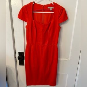 Banana Republic Sweetheart Neckline Cap-Sleeve Dress
